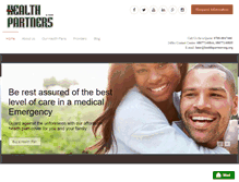 Tablet Screenshot of healthpartnersng.org